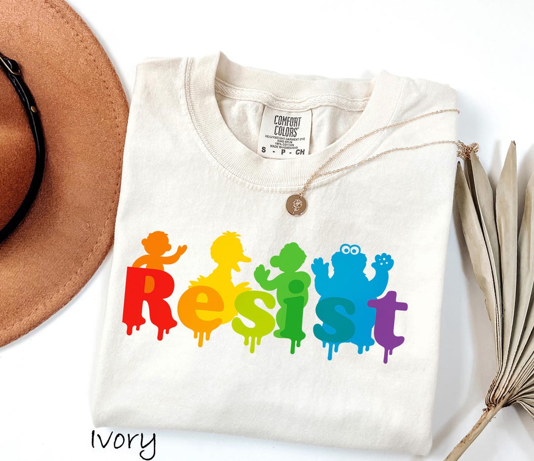 Protest Elmo Comfort Colors® Resist Elmo Sesame Street Protest T-shirt, Anti Trump ...