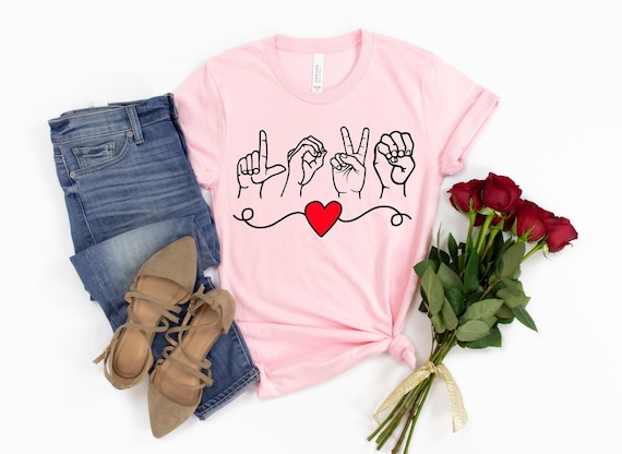 American Sign Language T Shirt - Deaf Culture Gift American Sign Language T Shirt - Deaf Culture Gift