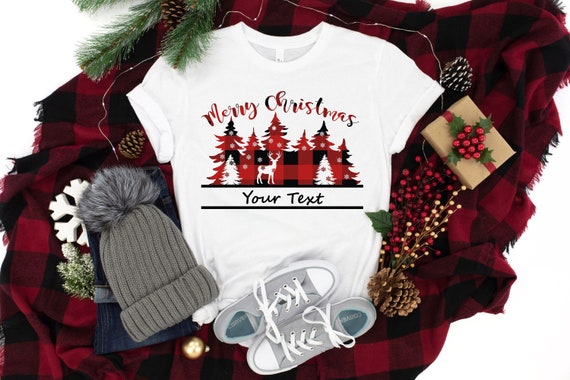 Red Plaid Truck And Christmas Tree -Truck Christmas T-Shirt Red Plaid Truck And Christmas Tree -Truck Christmas T-Shirt
