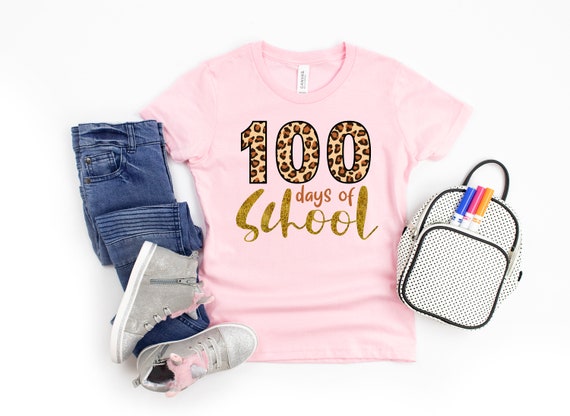 100 Days of School Shirt 100 Days of School 100 Days Gift | Etsy