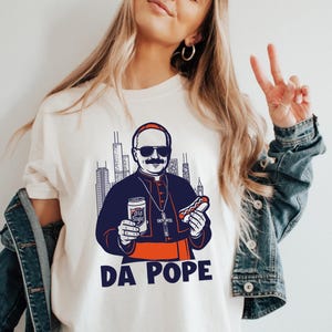 Da Pope Unisex T-Shirt, Pope Robert Prevost Shirt,Religious Tee,Pope Shirt, Jesus T-Shirt Gift, Christian Tee, Chicago, Ditka, Coach, Bears