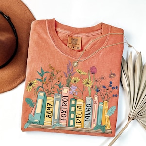 Comfort Colors® Subtle Anti Trump Shirt Comfort Colors® Anti MAGA FDT Shirt,Democrat Feminist Shirt, Book Lovers Tee,Foxtrot Delta Tango Tee