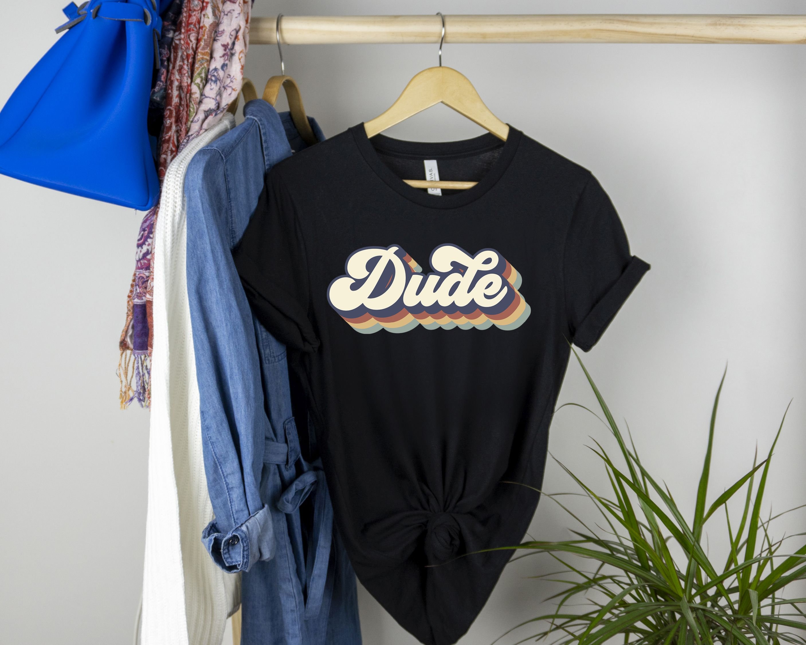 Dude Shirt Dude Tshirt Retro Dude Shirt Cool Dude Shirt Etsy