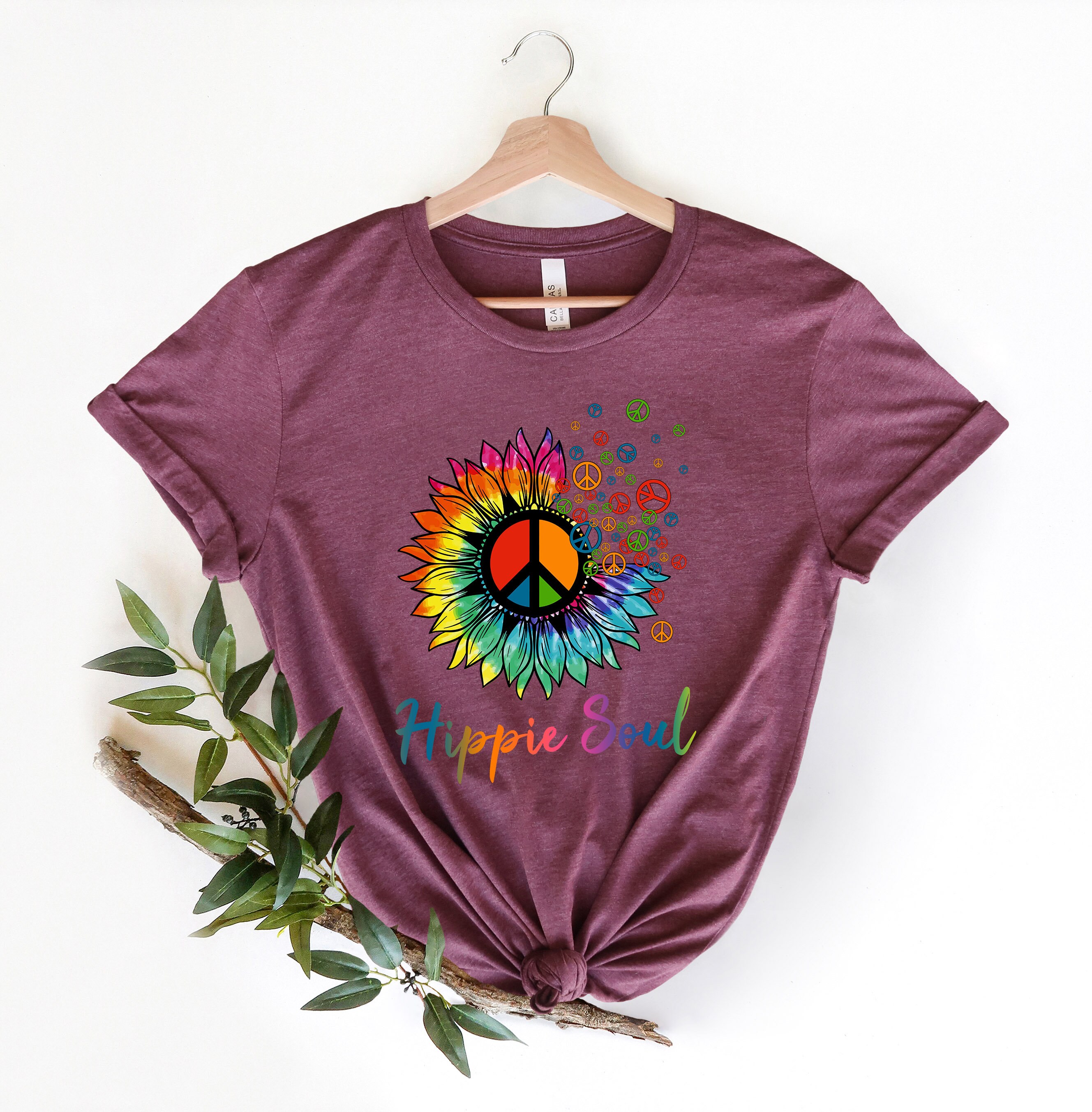 Hippie Soul Shirt Hippie Soul Sunflower Shirt Sunflower - Etsy