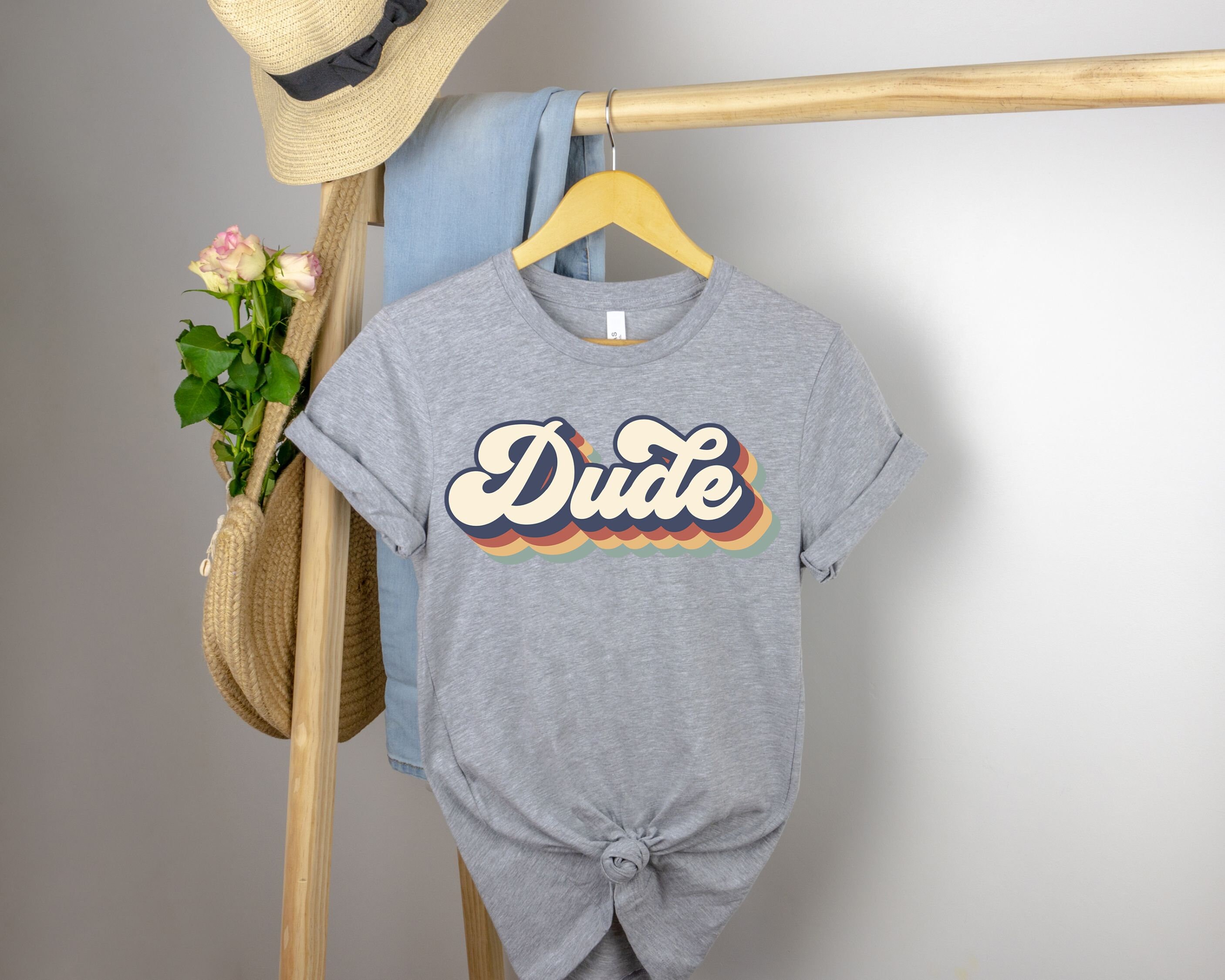Dude Shirt Dude Tshirt Retro Dude Shirt Cool Dude Shirt Etsy