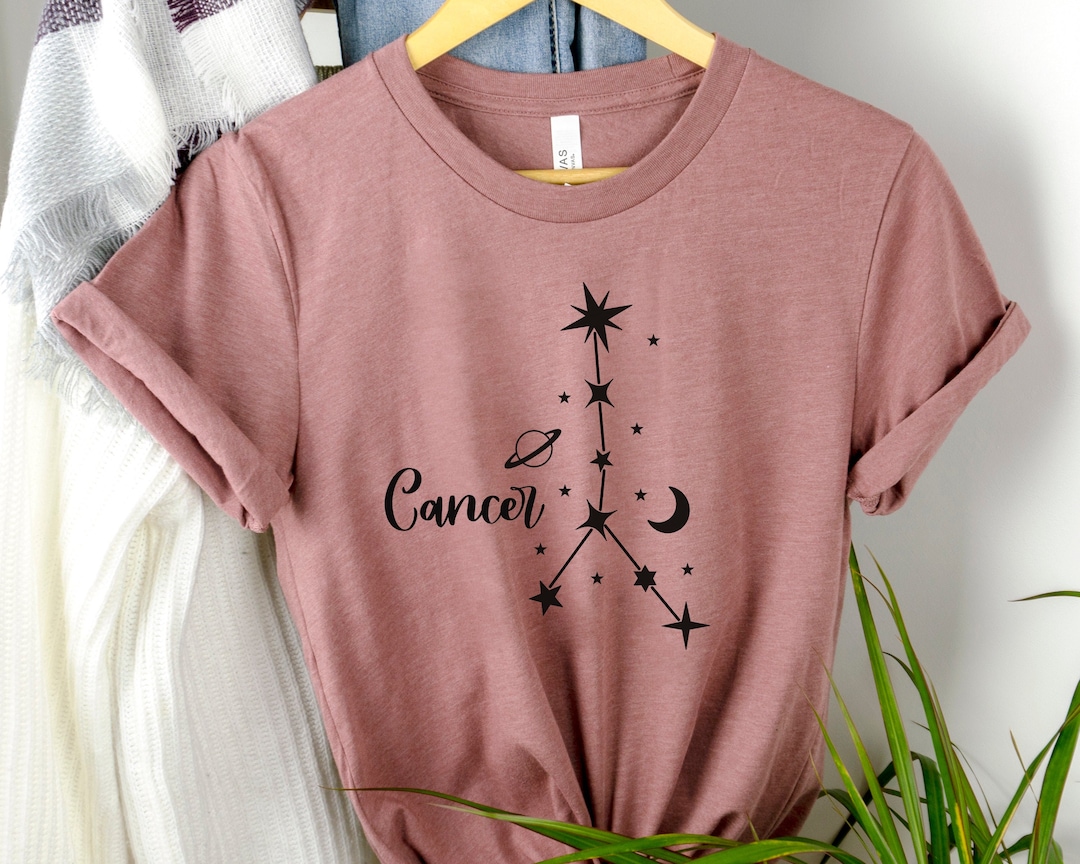 Cancer Shirt Zodiac Shirt Astrology Shirt Gift for Cancer Etsy UK