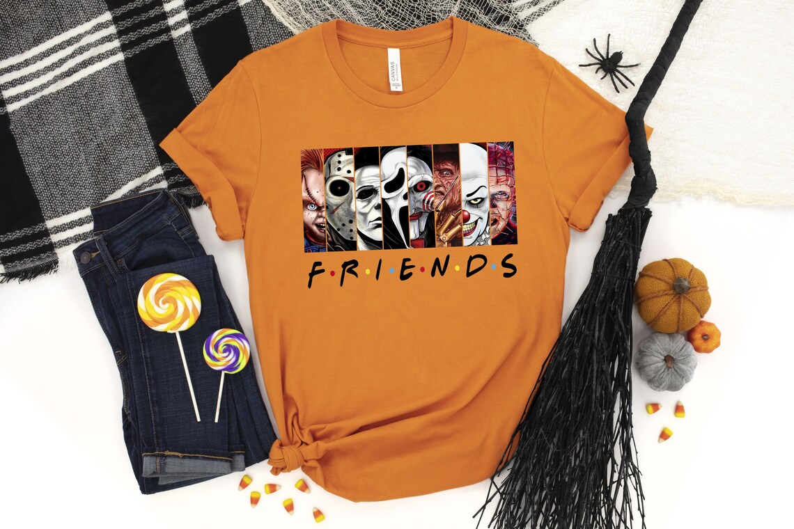 Friends Halloween Shirt Halloween Shirt Friends Team Squad Etsy