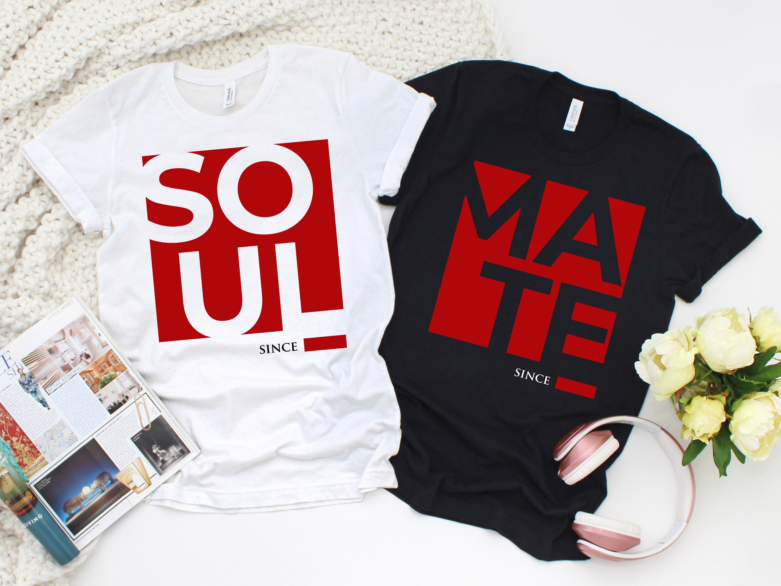 【KOOLOSET】SOULMATE Tee Soul Sister Psychedelic Organic Cotton T-Shirt | 70's