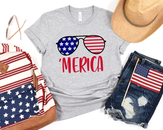 4th of July America Sunglasses Shirt Merica Shirt Sunglasses - Etsy