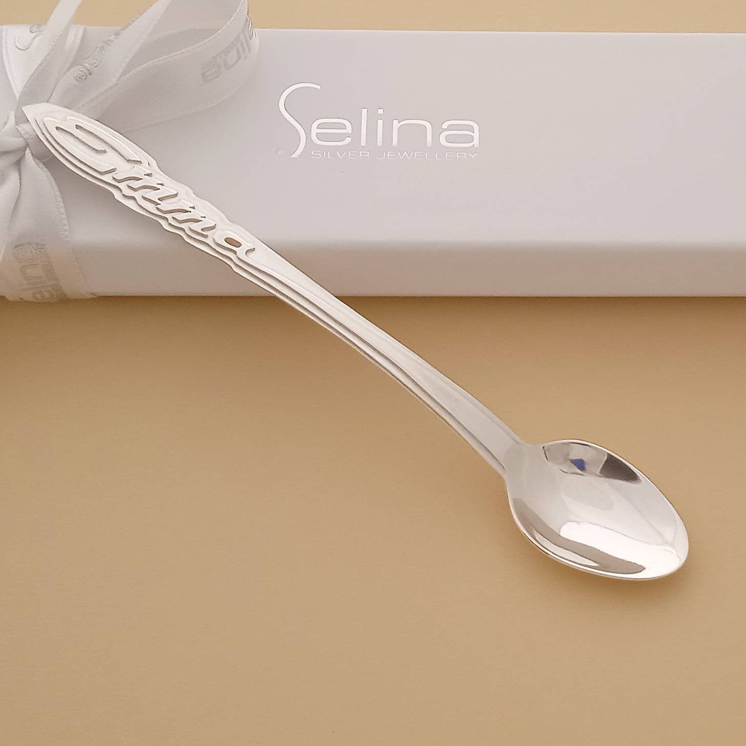 Sterling Silver 925 personalized baby first spoon/ Handmade Etsy