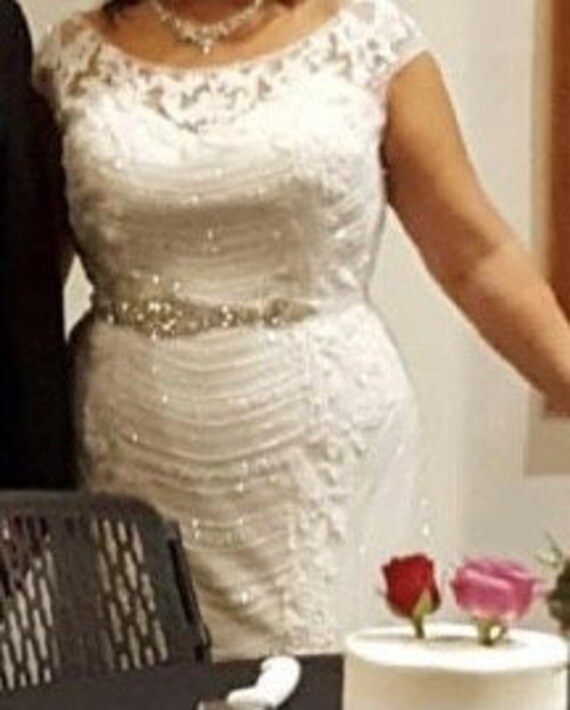 Gorgeous White Beaded Dress