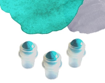 TURQUOISE HOWLITE Rollerball - 1 or Sets - Gemstone Roller Ball - Crystal Roller Ball - Rollerball Insert - Roller Bottle Top