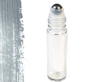 Hematite Gemstone Roller Bottle – Grounding & Focus • Crystal Rollerball • 5ml or 10ml