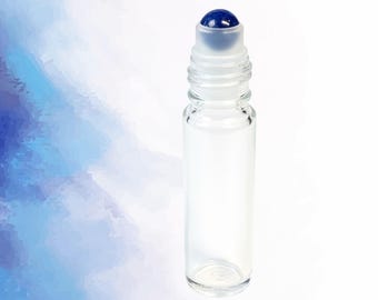 Lapis Lazuli Gemstone Roller Bottle – Wisdom & Truth • Crystal Rollerball • 5ml or 10ml