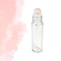 Rose Quartz Gemstone Roller Bottle – Love & Self-Care • Crystal Rollerball • 5ml or 10ml