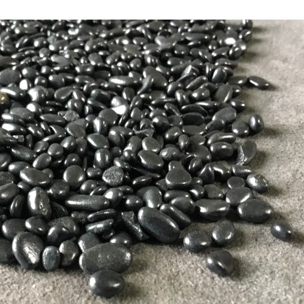 SHUNGITE Chips - 5-8 mm - 1, 2, 4, 8 oz - Crystal Chips - Gemstone Chips - Roller Bottle Chips - Healing Crystals - Arts & Craft