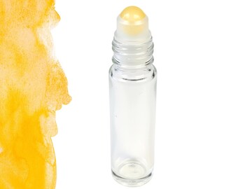 Topaz Gemstone Roller Bottle – Clarity & Confidence • Crystal Rollerball • 5ml or 10ml