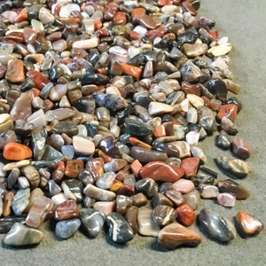 PETRIFIED WOOD Chips - 3-7mm - 1, 2, 4, 8 oz - Gemstone Chips - Crystal Chips - Roller Bottle Chips - Healing Crystals - Arts & Crafts