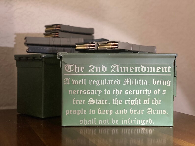 Custom Engraved Ammo Can 50 Cal. , Ammo Gift, Laser Engraved Ammo Can