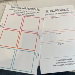 Travelling Postcards (6 spaces)