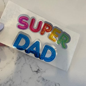 Mod de adesivo vintage Sandylion - arco-íris Mylar super pai