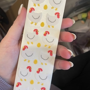 Vintage sandylion stickers - fuzzy chicks