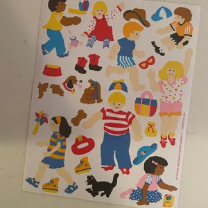 Vintage mrs grossman sticker sheet - 1993