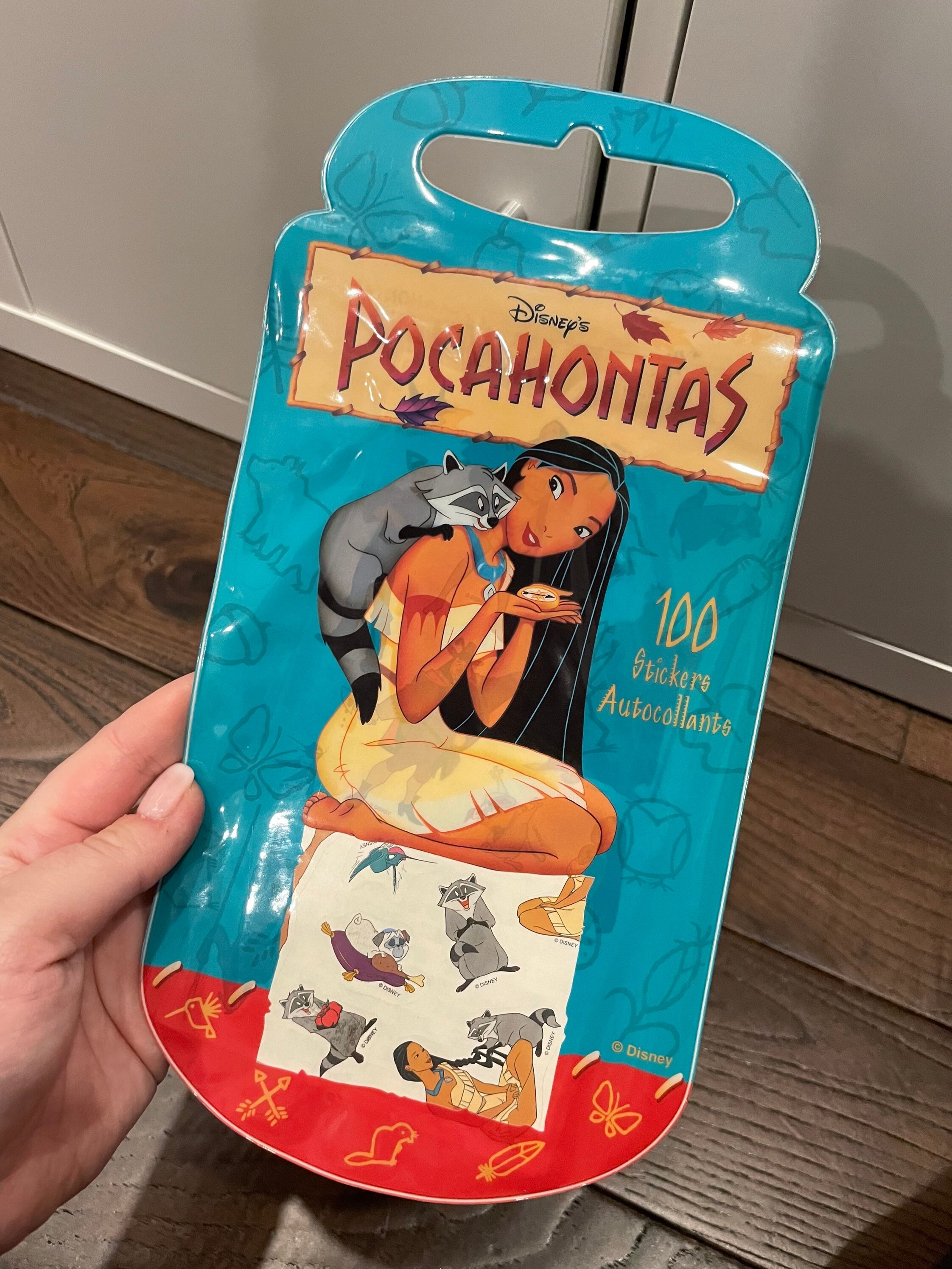 Vintage Disney Pocahontas Sticker Set 4 Sheets Included Factory Sealed