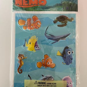Finding memo puffy sticker sheet - hallmark