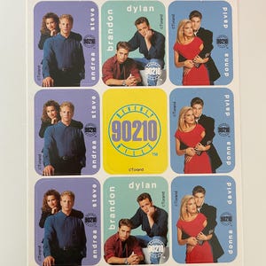 Vintage 90210 Sticker Sheet - as shown