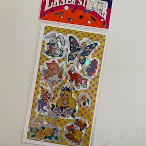 Avalie adesivos a laser vintage - selados