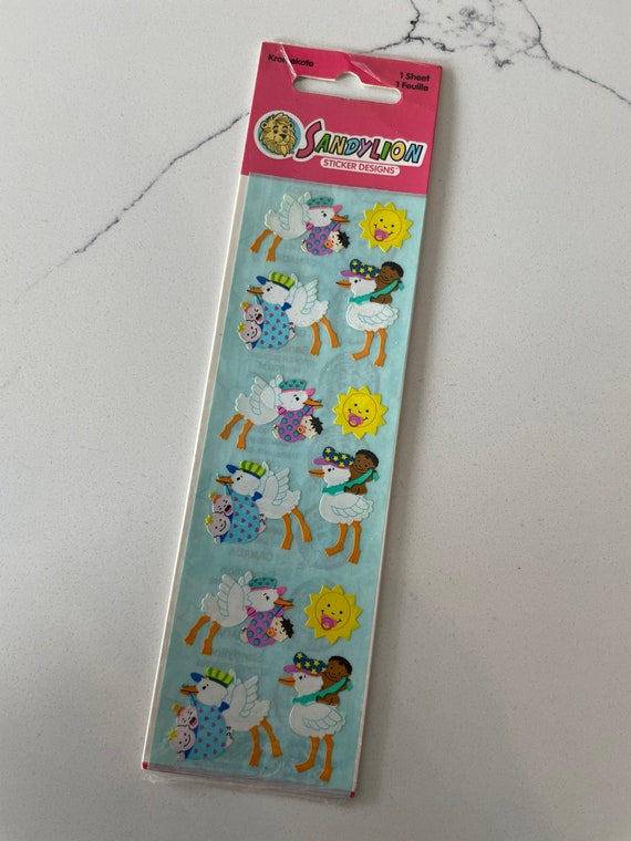 ヴィンテージ サンディライオン ステッカー パック - 青裏