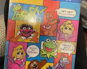 Vintage muppets sticker sheet