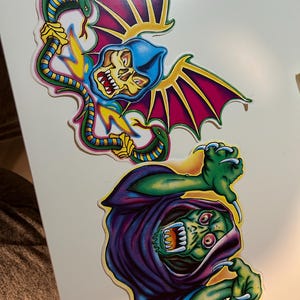 Vintage monster sticker - rare! (Choose one)