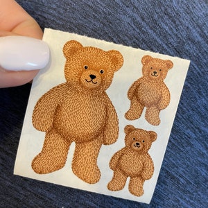 Vintage sandylion sticker mod - teddy bear