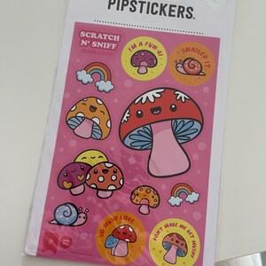Pack d'autocollants Pipsticks scellés - gomme à gratter et renifler