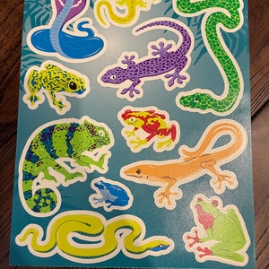 Ultra rare Sandylion sticker sheet - see description