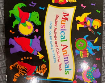 Vintage Sandylion Sticker Album (brand New With All Stickers