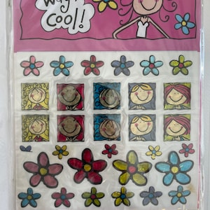 Vintage groovy sticker pack - sealed