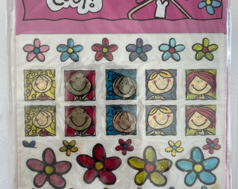 Vintage groovy sticker pack - sealed