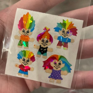 Vintage sandylion sticker mod- prism rainbow trolls
