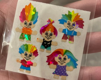 Vintage sandylion sticker mod- prism rainbow trolls