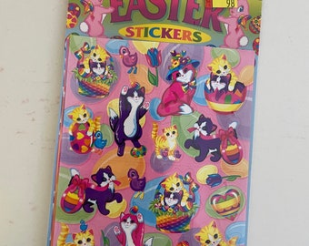 Vintage Lisa frank sticker pack - as shown - 4 sheets - see description