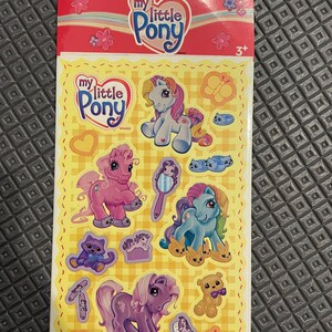 My Little Pony Slumber Party Maxi Sandylion Stickers  1 sheet  *No longer in Print*  RARE