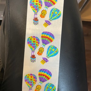 Vintage sandylion Sticker - kromekote hot air balloon