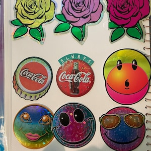 Vintage vending machine stickers - 1990s - choose one - read description