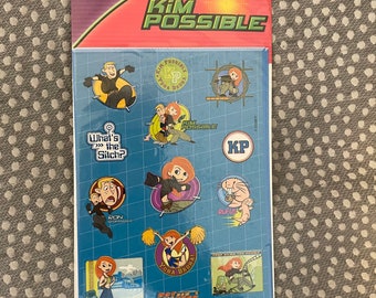 Kim possible Sandylion stickers BNIP 2 sheets