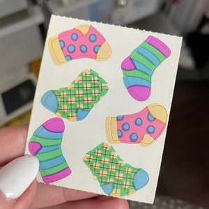 Rare vintage sandylion sticker mod - 1980s socks stickers
