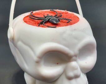 Skull Mini Bucket Bath Bomb Halloween Party Favor,Halloween Bath Bomb,Halloween,Kids Bath Bomb,Fall Bath Bomb