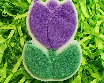 Tulip Bath Bomb,Spring Bath Bomb,Easter Bath Bomb,Easter Basket Stuffer,Mother's Day Gift,For Mom,Bath Bomb,Flower Bath Bomb